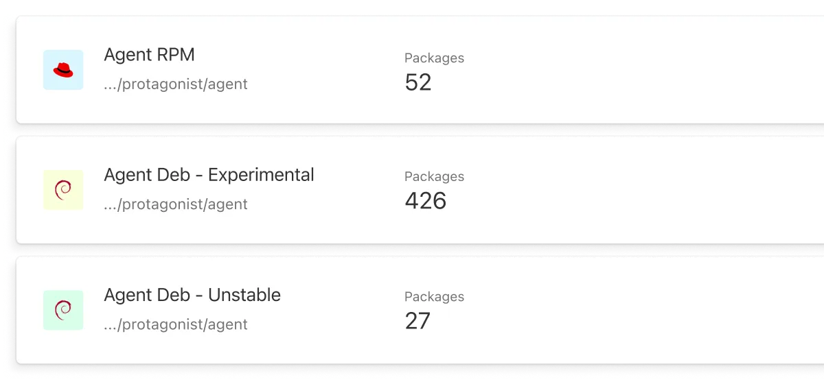 Buildkite dashboard